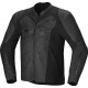 Chaqueta de cuero para conducción Faster v3 — Talla 50, Negro