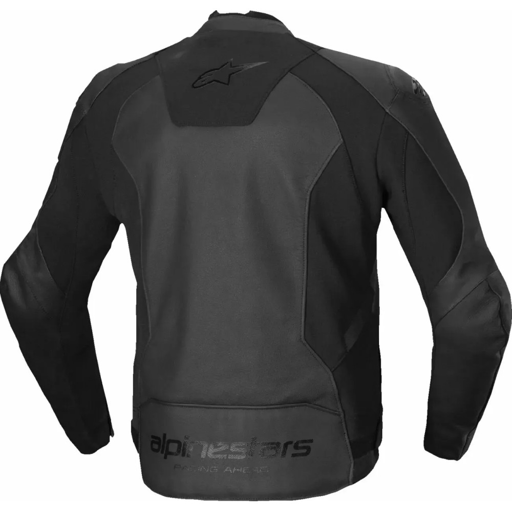 Faster v3 Leather Riding Jacket — Size 64, Black