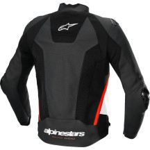 Chaqueta de piel Missile v3 Airflow — Talla 50, Corte sport, Negro