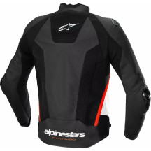 Chaqueta de cuero Missile v3 Airflow — 54, Negro