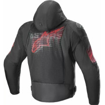 Zaca Air Venom Chaqueta — L, Negro/Rojo