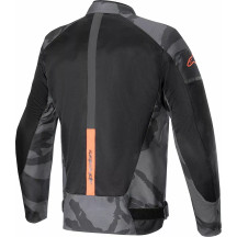 T-SP X Superair Jacket — XL, Camo Gray, Red Fluo, Black