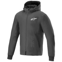 Sudadera Radium Tech — S, ajuste atlético, negro