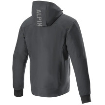 Radium Tech Sudadera con capucha — Negro, Talla L, Corte atlético