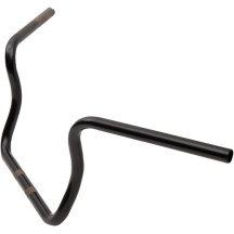 1" Ape Hanger Handlebar — 1" clamp, 10" rise, 38" width, gloss black