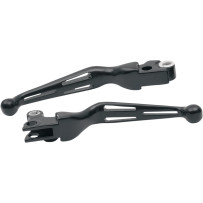 Slotted Wide Blade Lever Set — Brake & Clutch, Black matte