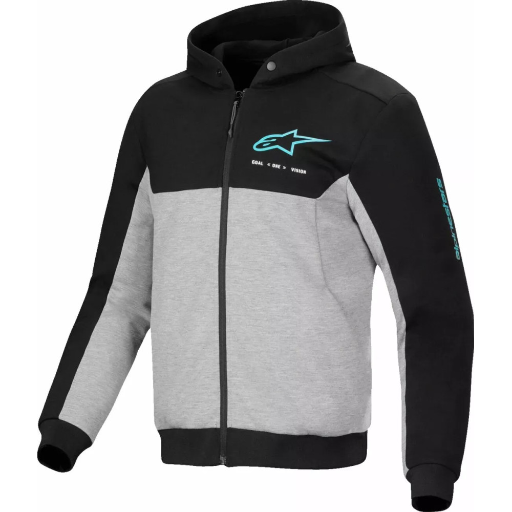 Chrome v2 Sport Hoodie — XL, Sport fit, Gray