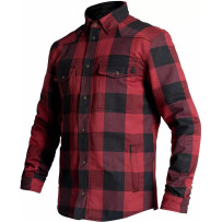 Motoshirt Jacket — Size L, Chest 119 cm, Sleeve 70 cm, Red, Regular fit