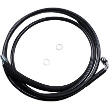 Stainless Steel Hydraulic Clutch Line — +4" (102 mm), 74-1/8" (188.3 cm)