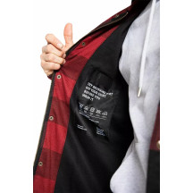 Motoshirt Jacket — Size 4XL, Chest 135 cm (53"), Red