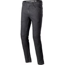 Cerium Tech-Stretch Denim Riding Pants — Slim fit, Size 28, Black