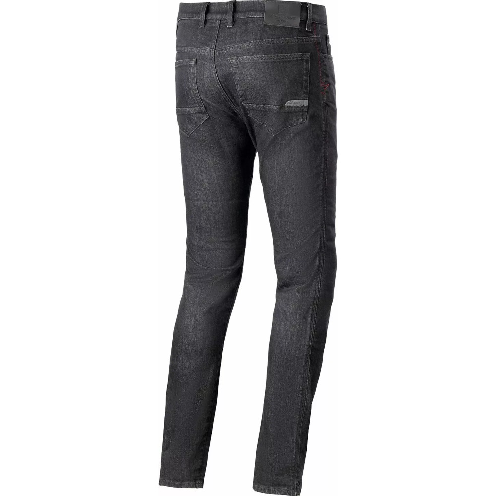Cerium Tech-Stretch Denim Riding Pants — Size 38, Black, Slim fit