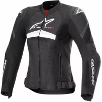 Chaqueta Stella T-GP Plus R v4 Air — L, Mujer, Negro/Blanco