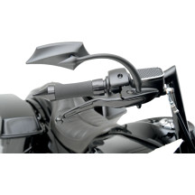 Slotted Wide Blade Lever Set — Brake & Clutch, Black matte