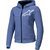 Stella Chrome v2 Sport Sudadera con capucha — XS, ajuste Sport, Azul, Blanco, Violeta