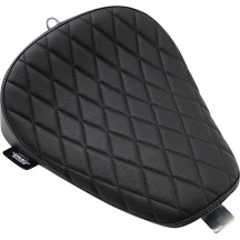 Asiento solo Bobber — 34.5 cm longitud total, Negro