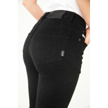 Pantalones Ruby para mujer — Talla 33/32, Corte slim, Cintura 86 cm (34"), Entrepierna 75 cm (29-1/2"), Negro