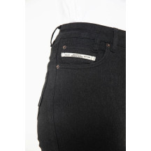 Pantalones Ruby para mujer — Talla 33/32, Corte slim, Cintura 86 cm (34"), Entrepierna 75 cm (29-1/2"), Negro