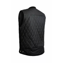Lowrider Wax Vest — S, 108 cm chest, Black