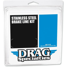 Universal Brake Line — 16", Silver clear-coated