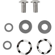 Detachable Latch Kit — black satin, fits detachable sideplates, pair