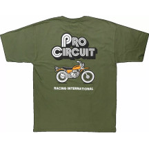 Pit Bike T-Shirt — Size S, Green