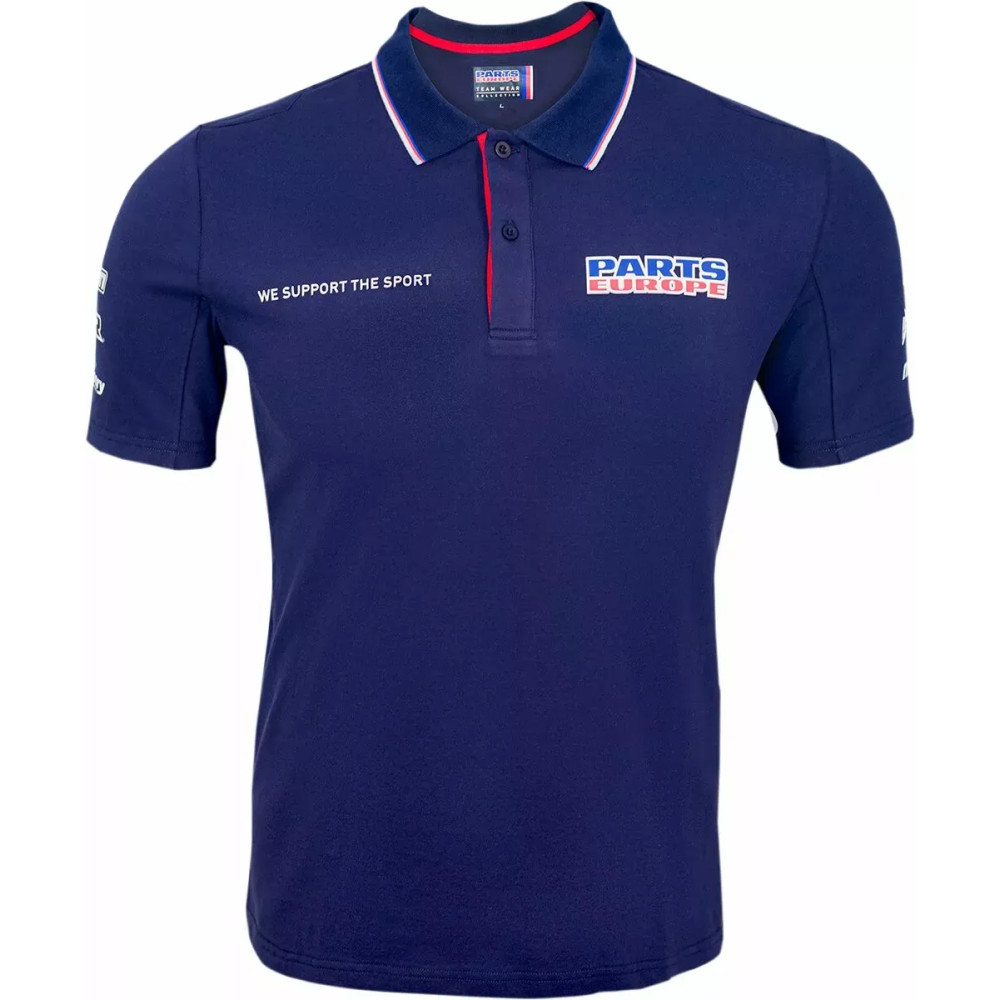 Parts Europe Polo Shirt — L, Dark blue