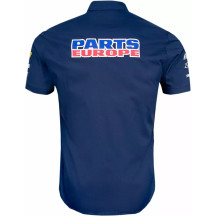 Parts Europe Button Down Short Sleeve — S, Dark Blue