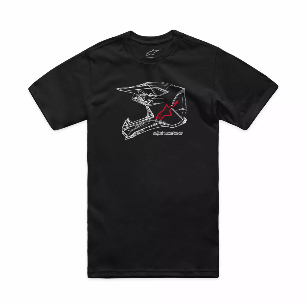 MX Helmet CSF T-Shirt — S, Black