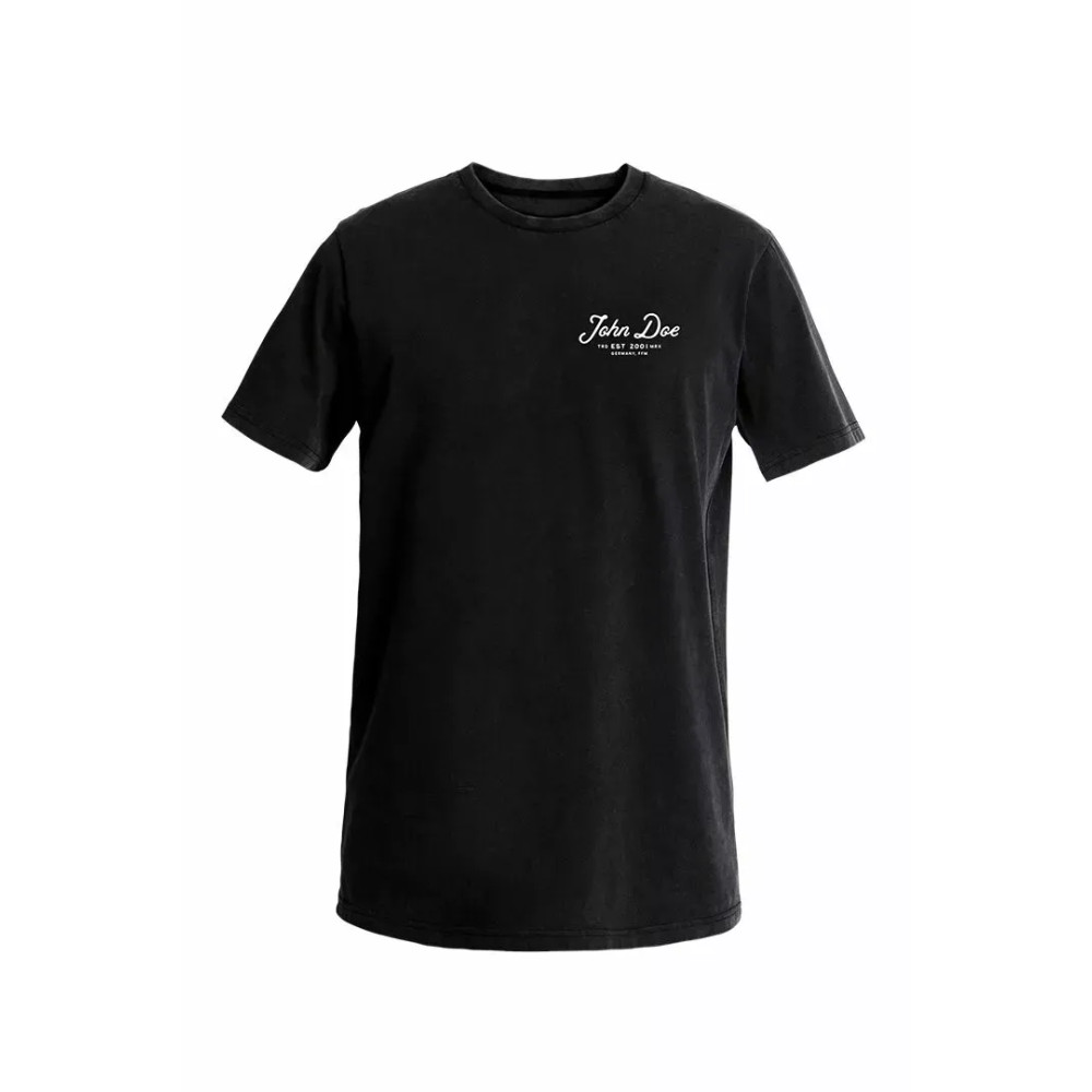 JD Lettering T-Shirt — Size S, Comfort fit, Black