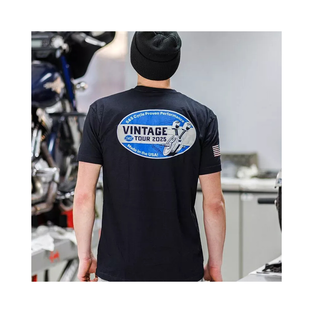 Vintage Tour T-Shirt — M, Black