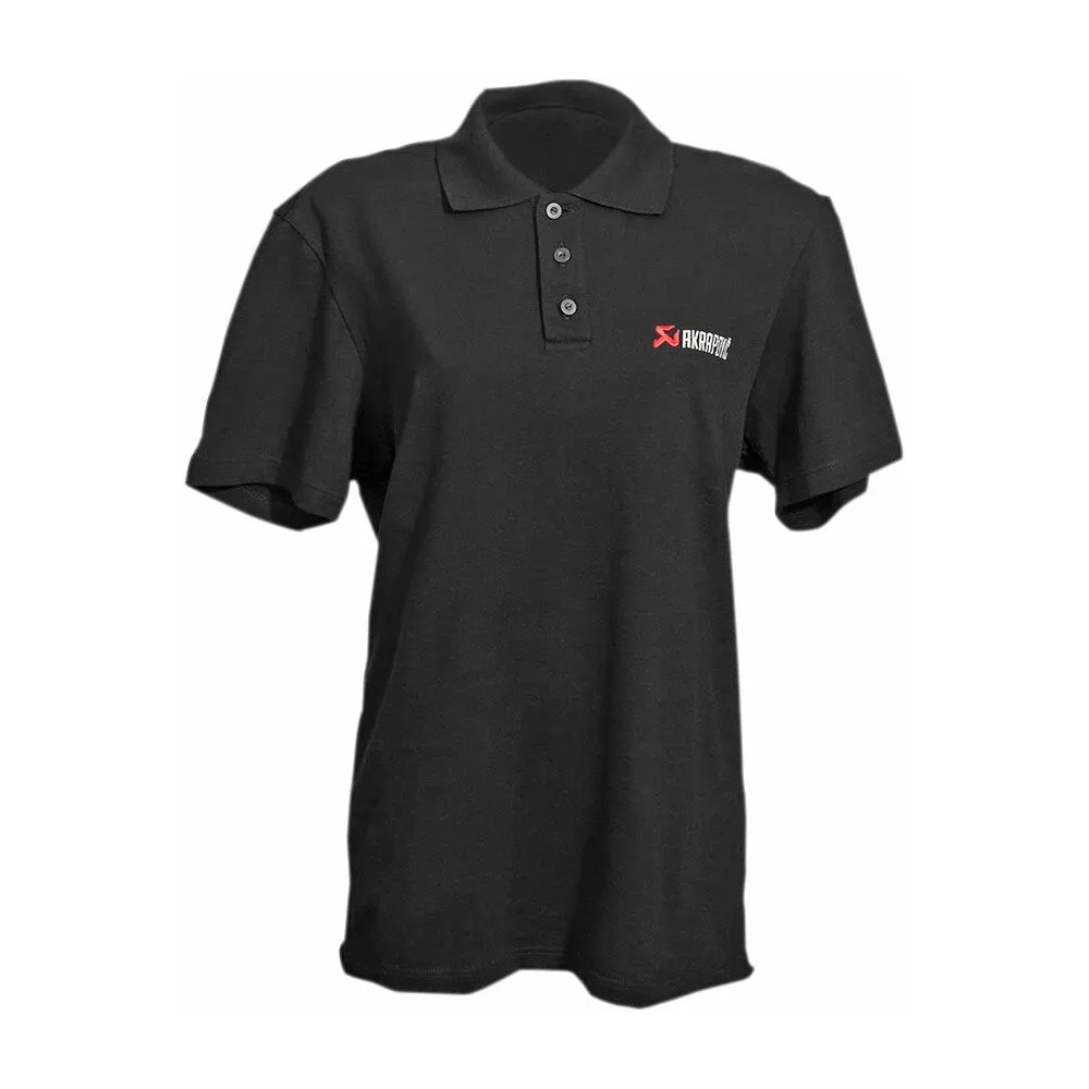 Akrapovic Polo Shirt — 2XL, Black, Red, White