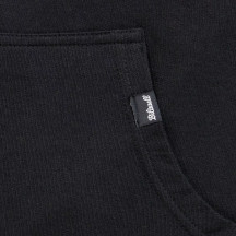 Bolts Zip Hoodie — M, Black