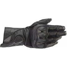 SP-2 v3 Leather Gloves — Size S, Anthracite, Black