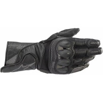 SP-2 v3 Leather Gloves — Size S, Anthracite, Black