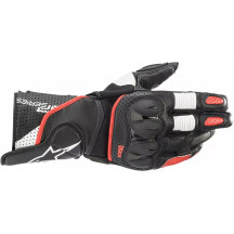 SP-2 v3 Leather Gloves — Size S, Red