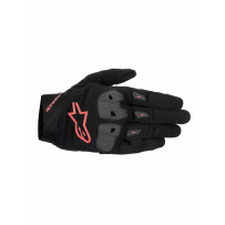 SP X 1 Gloves — S, Fluorescent Red, Black