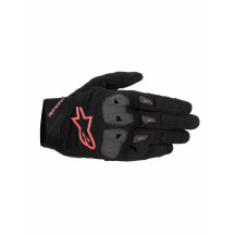Guantes SP X 1 — Talla M, Rojo fluorescente, negro