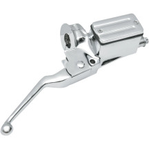 Front Brake Master Cylinder Assembly — 17.5 mm (11/16"), 1" clamp, Chrome