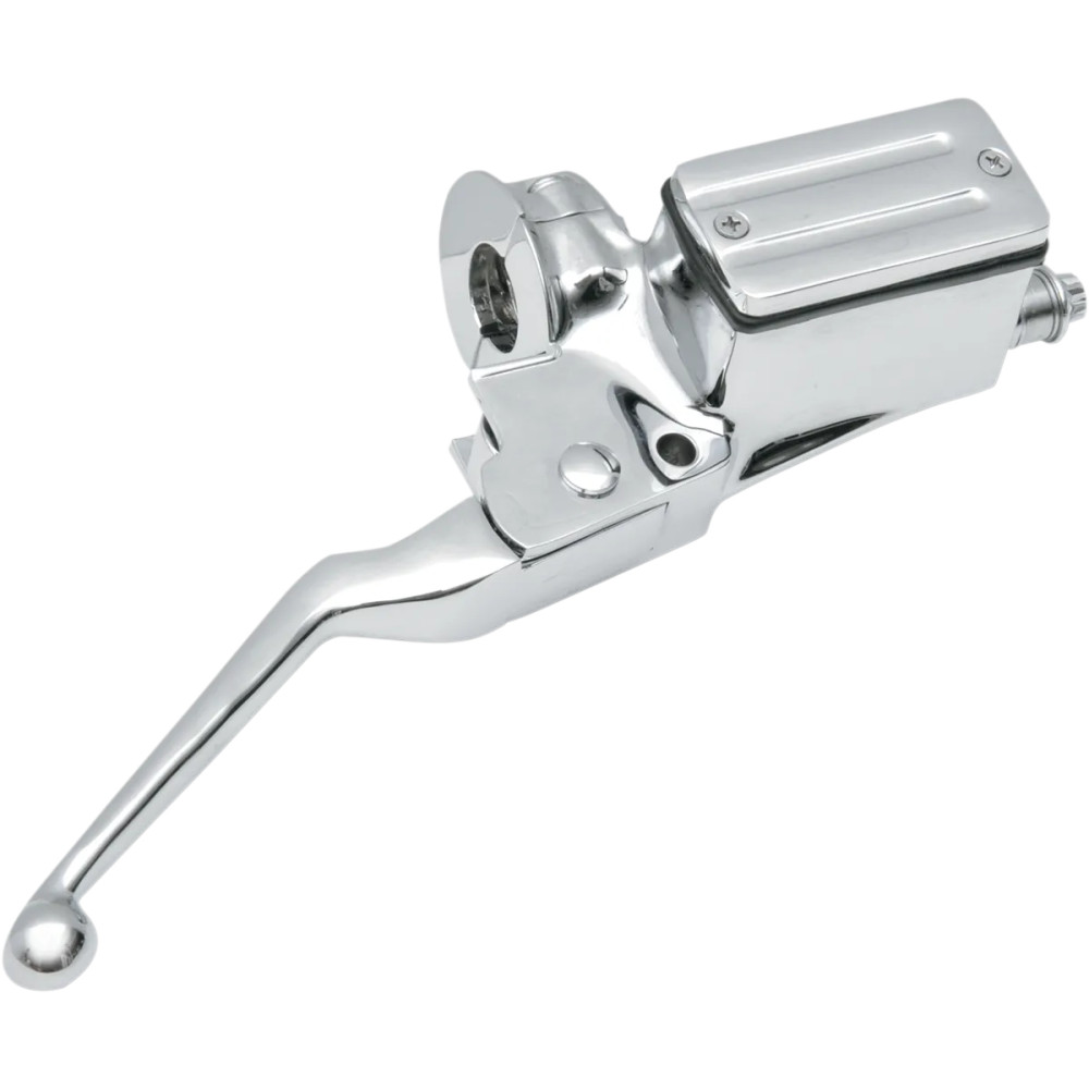 Front Brake Master Cylinder Assembly — 17.5 mm (11/16"), 1" clamp, Chrome