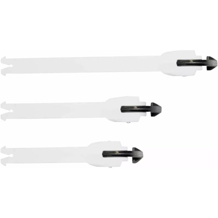 Kit de correas para botas — Para Tech 1, Blanco, paquete de 4
