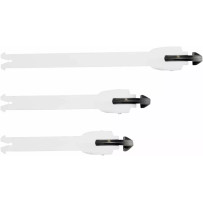 Kit de correas para botas — Para Tech 1, Blanco, paquete de 4