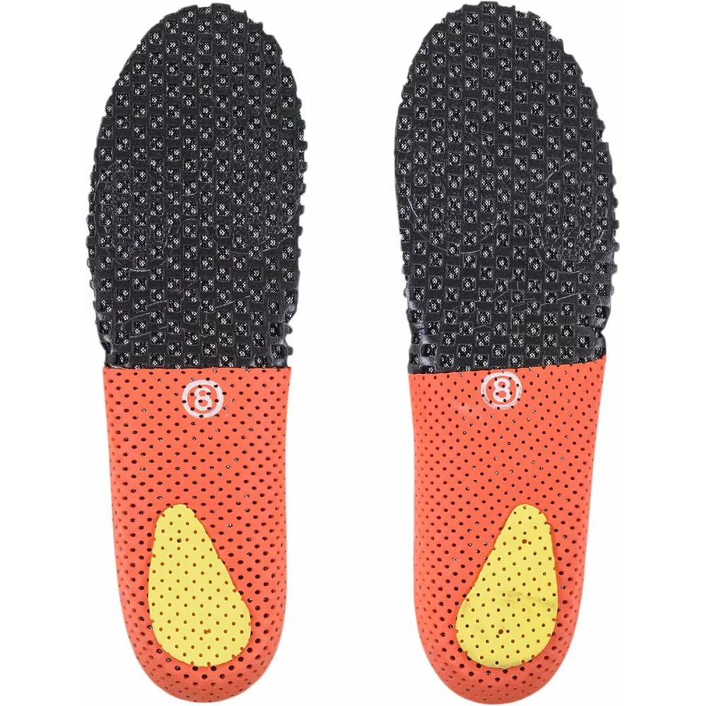 Plantillas para botas Tech 10 — US 7, EU 40,5, Negro/Amarillo/Naranja