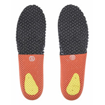 Tech 10 Footbed Inserts — US 7, EU 40.5, Black/Yellow/Orange