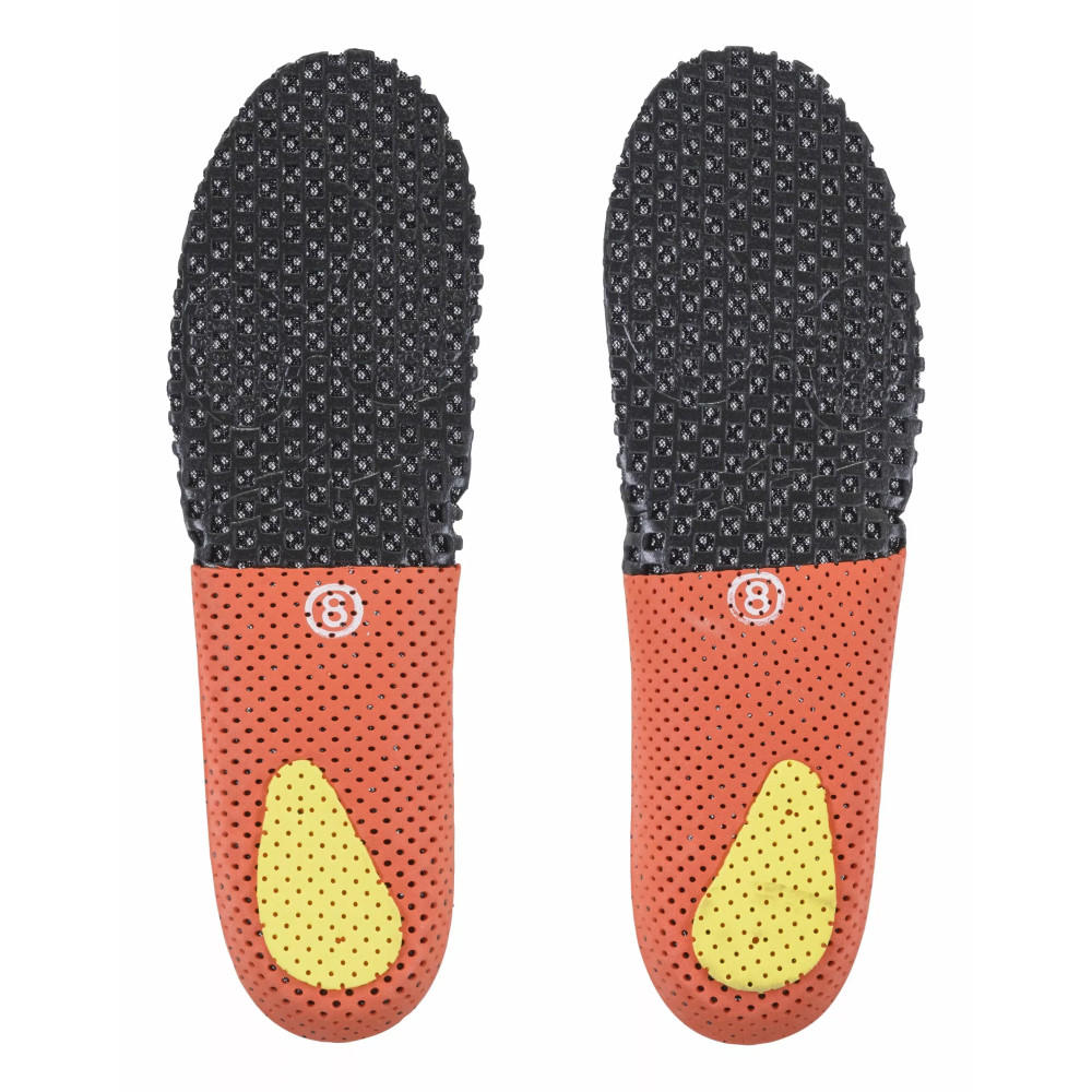 Tech 10 Plantillas — Hombre, US 12, UE 47, Negro/Naranja/Amarillo