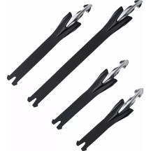 Kit de correa de hebilla para botas — Compatible con Tech 7, Negro