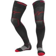 Calcetines Tech Layer Long MX — S/M, hasta la rodilla, negro, rojo