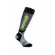 Calcetines MX Plus — Talla S, Largos, Negro/Gris/Amarillo
