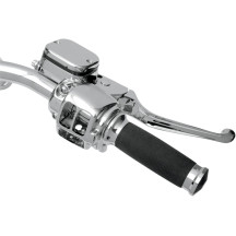 Handlebar Control Kit with Mechanical Clutch — 17.5 mm bore, 25.4 mm clamp, Chrome