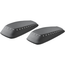 Bagger Lid Cover — Left/Right, Black, Pair